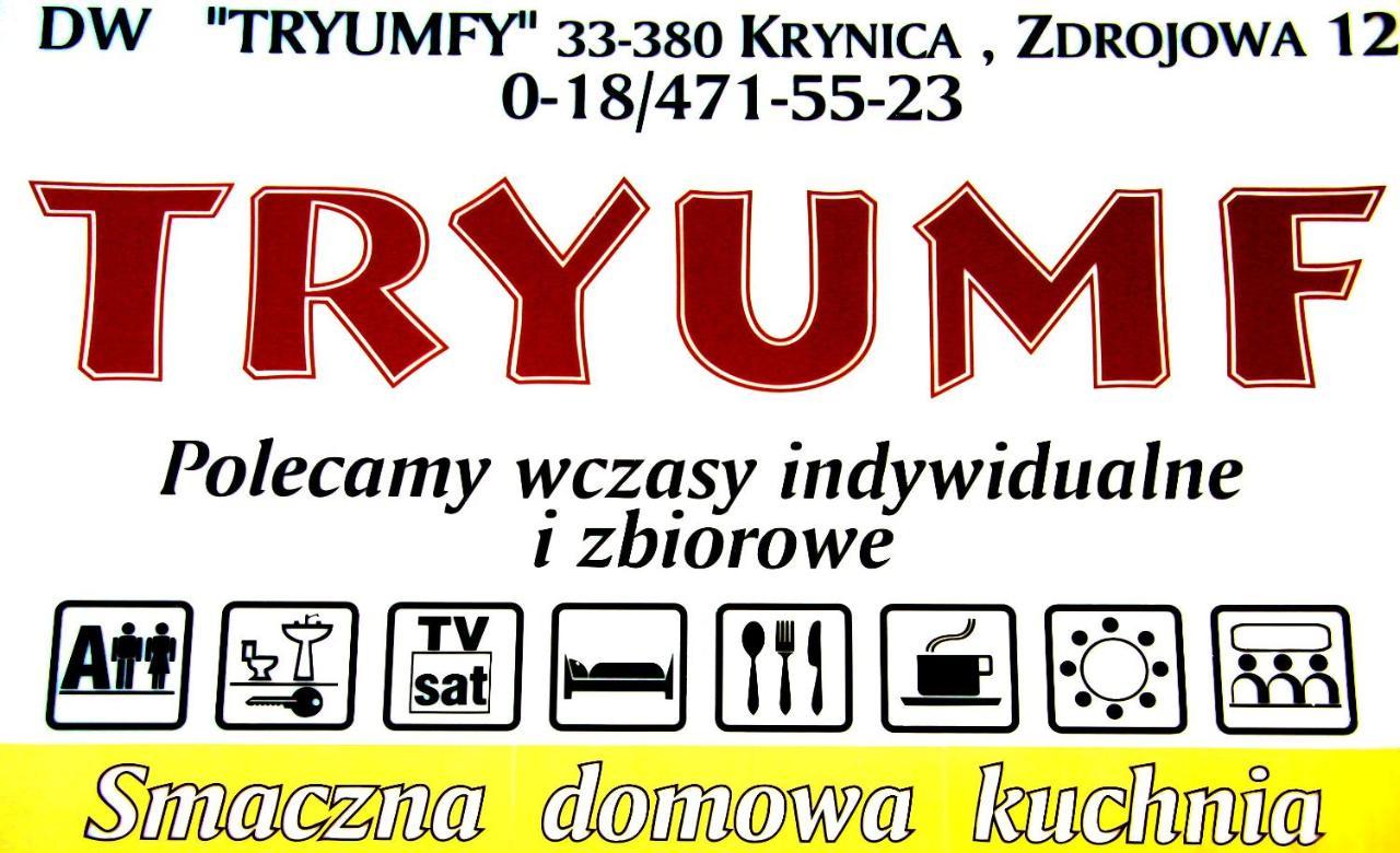 Domy Wczasowe Tryumfy Bed and Breakfast Krynica-Zdrój Exteriör bild